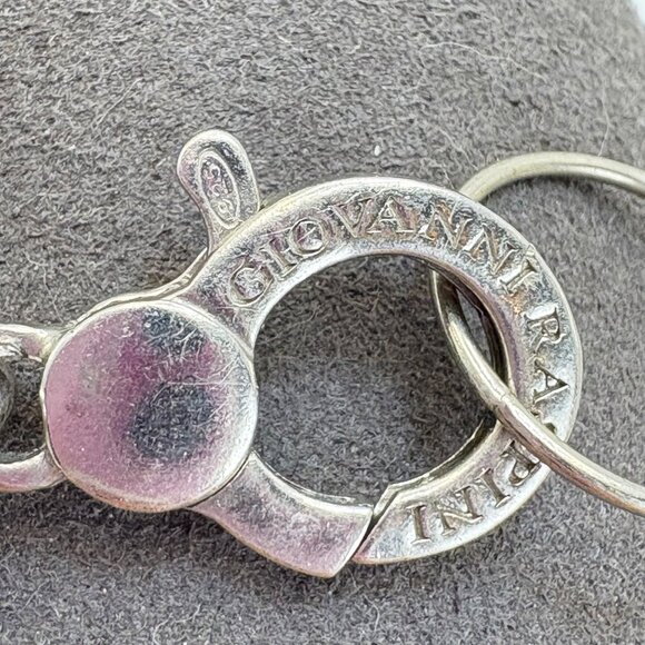 VTG Solid Sterling Silver 925 Round Link Chain Bracelet Size 7-8" Length - Picture 5 of 9